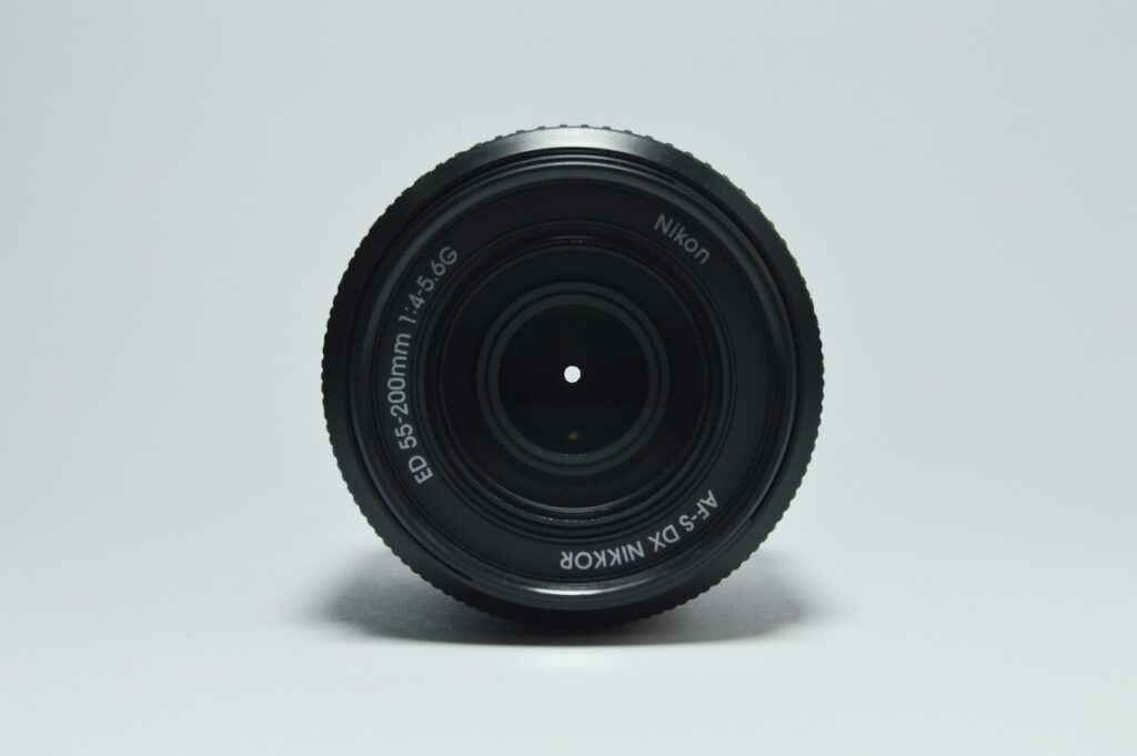 objectif appareil photo