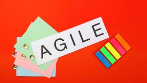 "agile" écrit sur un papier
