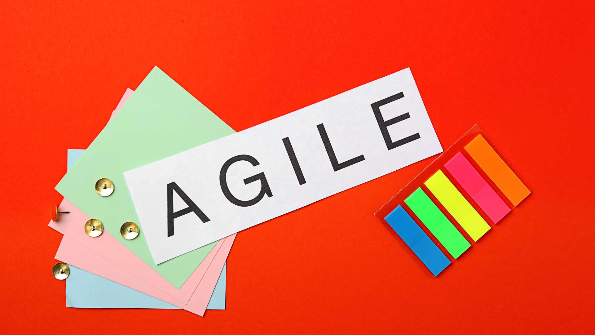 "agile" écrit sur un papier